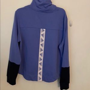Adidas turtleneck crop sweater